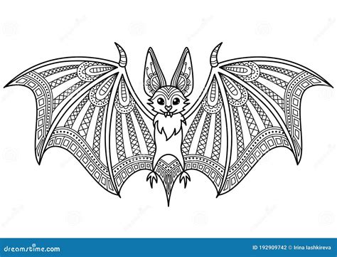 Coloring Bat Pages