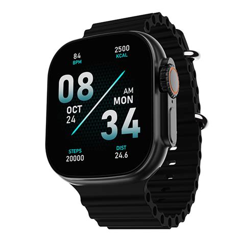 boAt Wave Glory - 1.96" HD Big Display Smart Watch with Bluetooth Calling