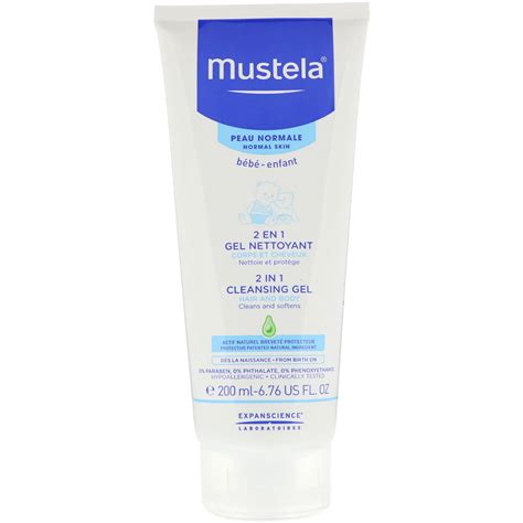 Mustela, Baby, 2 In 1 Cleansing Gel, For Normal Skin, 6.76 fl oz (200 ...
