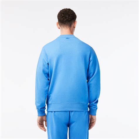 Lacoste Blue Long Sleeves x Netflix Organic Cotton Print Sweatshirt for ...