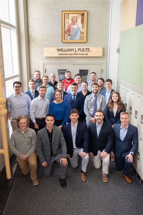 The William J. Pulte Construction Practices Lab and Scholarship help develop leaders in the ...
