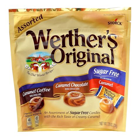 Amazon.com : Werthers Sugar Free Hard Candy, 7.7 Ounce Assorted Bag ...