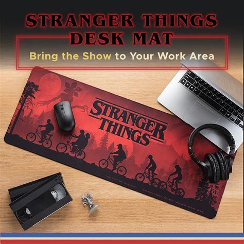 Buy Paladone Stranger Things Classic Logo Desk Mat, One Size ...