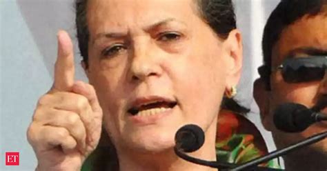 Why didn't BJP bring back black money during its rule, asks Sonia - The ...