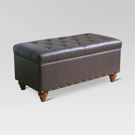 Modern Home 1 Seater Luper Tufted Storage Ottoman Pouffes with Storage ...