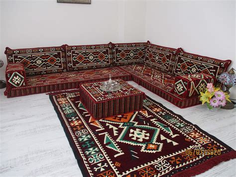 Arabic Corner Majlis Seating Sofa Set For Living Room L | Desertcart INDIA