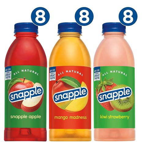 Buy Snapple Juice Drink Variety Pack 24 ct. 220-02044 Online at Lowest ...