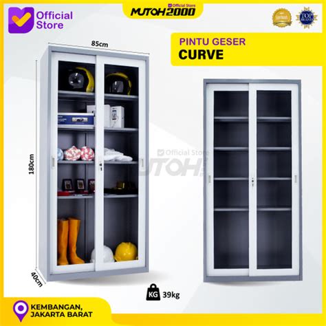 Promo Lemari arsip besi 2 Pintu Sliding Kaca MUTOH2000 - MUTOH Curve ...