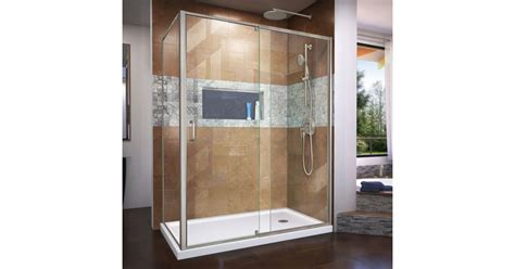 DreamLine SHDR2234540RT04 Flex 34-1/2" D x 50 - 54" W x 72" H Semi ...