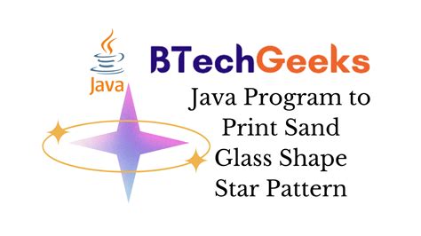 Image result for Pattern Program in Java Like Sand Glass in Java