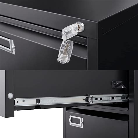 Buy AUHUP 2 Drawer File Cabinets with Lock, Metal File Cabinet ...