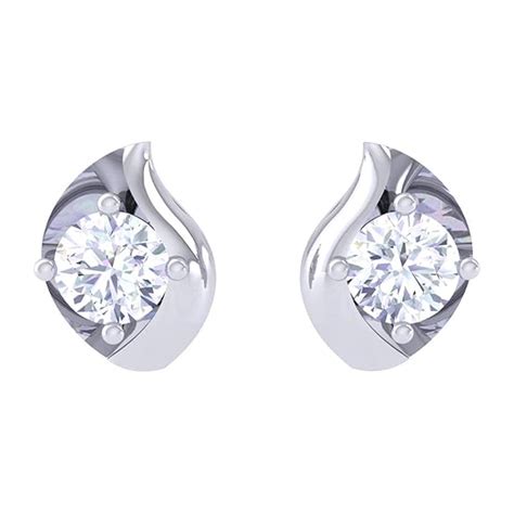 CLARA Made with Swiss Zirconia 925 Sterling Silver Platinum Plated Noa ...