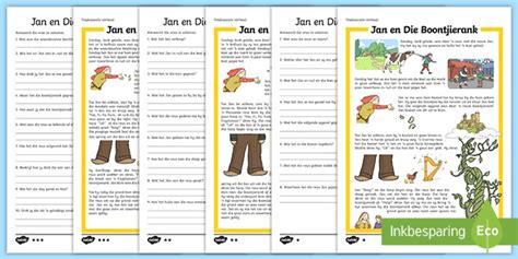 Jan en die Boontjierank Gedifferensieerde Begripslees