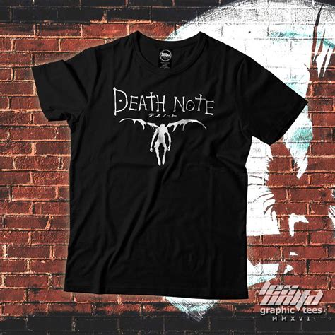 Anime Death Note Shirt (Death Note) | Shopee Philippines