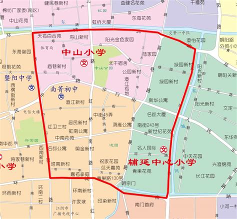 江阴市2019年城区初中和敔山湾实验学校学区划分出炉~~_房产