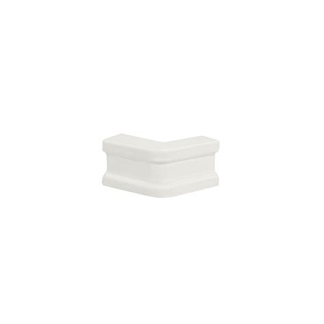 White Matte Bar Corner Ceramic Moldings 1×1 | Country Floors of America ...