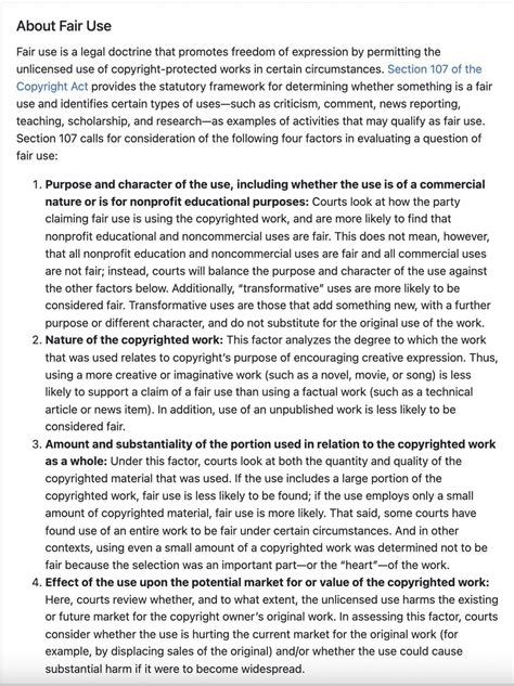 Image result for Fair Use Examples