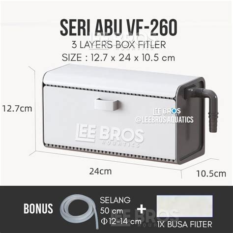 Jual Top Filter Box 3 Layer / Box Filter Aquarium / Top Filter Talang ...