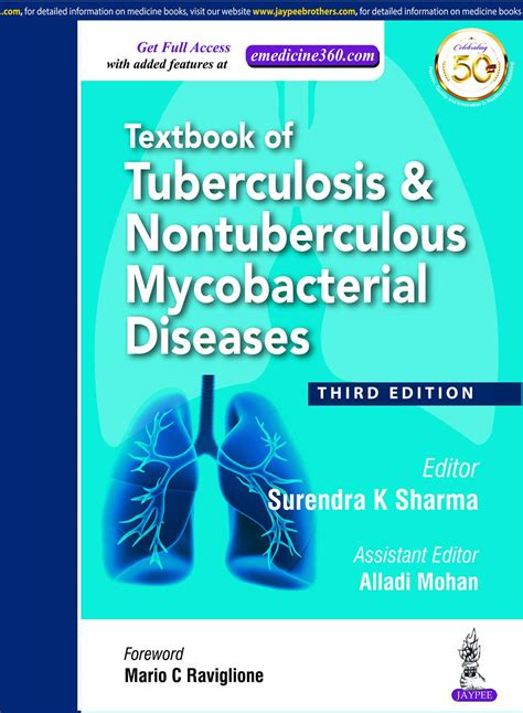 TEXTBOOK OF TUBERCULOSIS & NONTUBERCULOUS MYCOBACTERIAL DISEASES 3RD ...