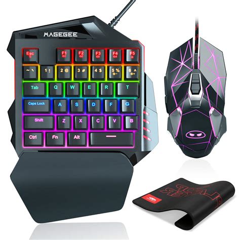 Buy One-Handed Mechanical Gaming Keyboard and Gaming Mouse, MageGee MK ...