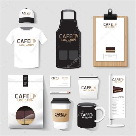 Set of restaurant corporate identity template. — Stock Vector ...