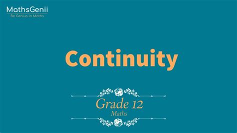 Image result for Continuity Concept Class 12