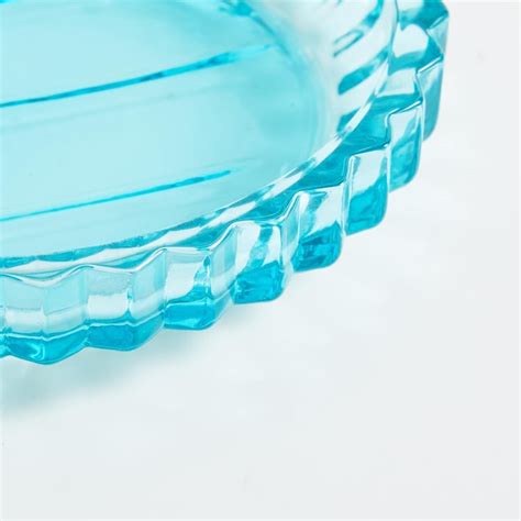 Buy Magical Reflections Blue Solid Glass Soap Dish from Home Centre at ...