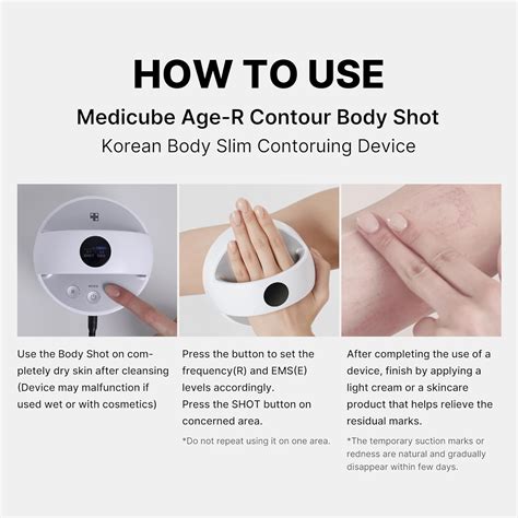 Medicube Age-R Contour Body Shot - Body Slimming India | Ubuy