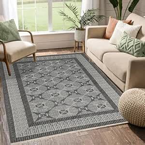 Buy SAMURAI HOME 4x6 ft Area Rug/Dhurrie/Floor Carpet, Cotton Handmade ...