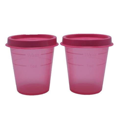 Tupperware 2 oz Mini Midgets Pink with Seal Lids Set India | Ubuy