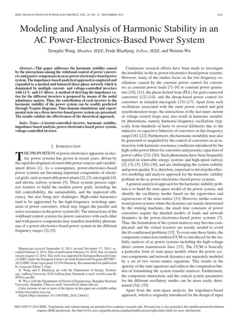 Image result for Input AC Power Filter Design and Simulation for Stability