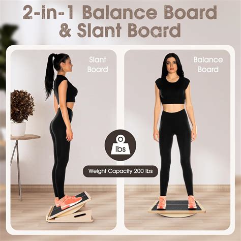 TINTECUSA Adjustable Wooden Slant & Balance Board for India | Ubuy