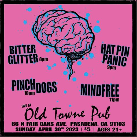 Its Alive at Old Towne Pub!, Old Towne Pub, Pasadena, 30 April to 1 May ...