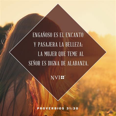 NVI Verse of the Day: Proverbios 31:30 | Proverbs, Proverbs 31 30, Fear ...