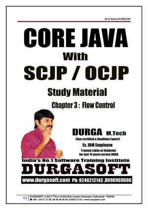 5. OOPS - JAVA NOTES - 183 DURGASOFT, # 202,2ndFloor,HUDA M aitrivanam ...