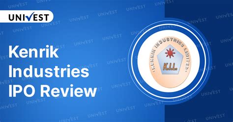 Kenrik Industries IPO GMP | Everything You Should Know About