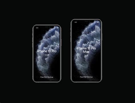PSD iPhone 11 Pro Mockup Set | Free Mockup World