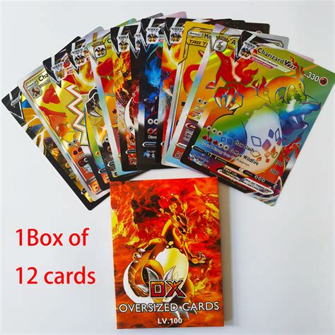 NEW-Oversized-Pokemon-Cards-12Pcs-Jumbo-Letters-Cards-Vmax-Vstar-GX ...