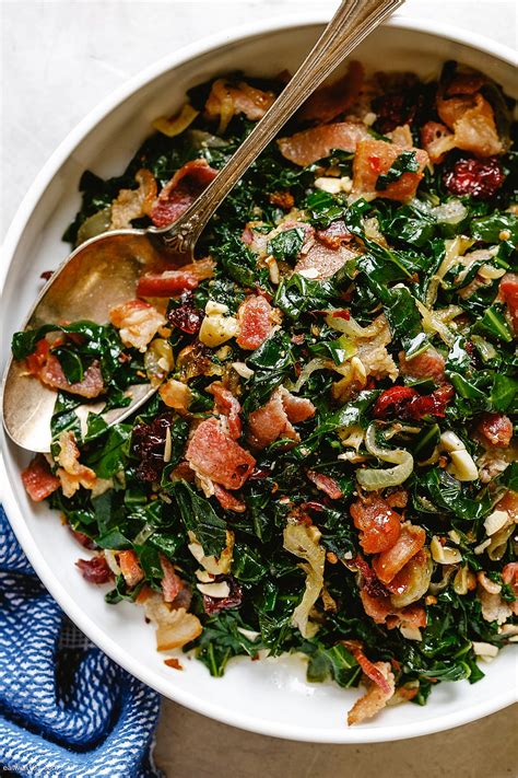Quick Collard Greens Recipe with Bacon – How to Cook Collard Greens ...