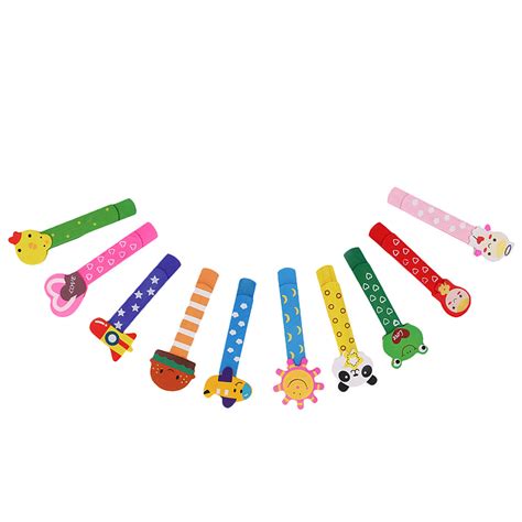 10pcs Lovely Cartoon Wooden Bookmark Paper Clips for Kids Perfect Gift ...