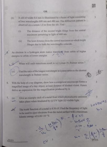 CBSE Class 12 Term 2 Physics board exam 2022: Check question paper and ...