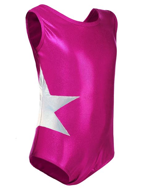 Buy Arshiner Kid Girls Sparkling Stars Gymnastics Leotard Shiny Ballet ...