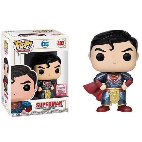 Funko POP! Heroes DC Superman #402 [Imperial Palace Metallic] Exclusive ...