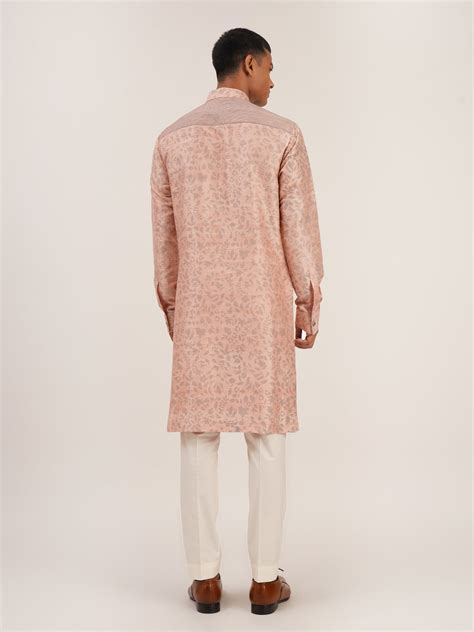 Front Open Printed Kurta Set