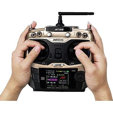 Radiolink AT10II transmitter with R12DS 12 Channels Receiver for racing ...