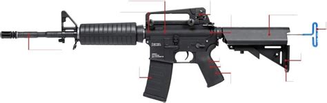 KWA M4A1 AEG Variable (Cut Off) Electric AEG 2.5 India | Ubuy