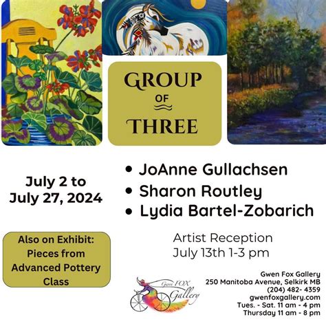 New Show at Gwen Fox Gallery, Gwen Fox Gallery, Selkirk, 2 July 2024 ...
