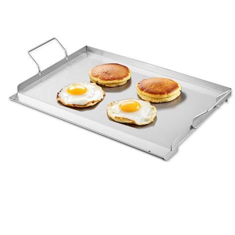 VEVOR Stainless Steel Griddle 23x16 inch Universal Flat Top Rectangular ...