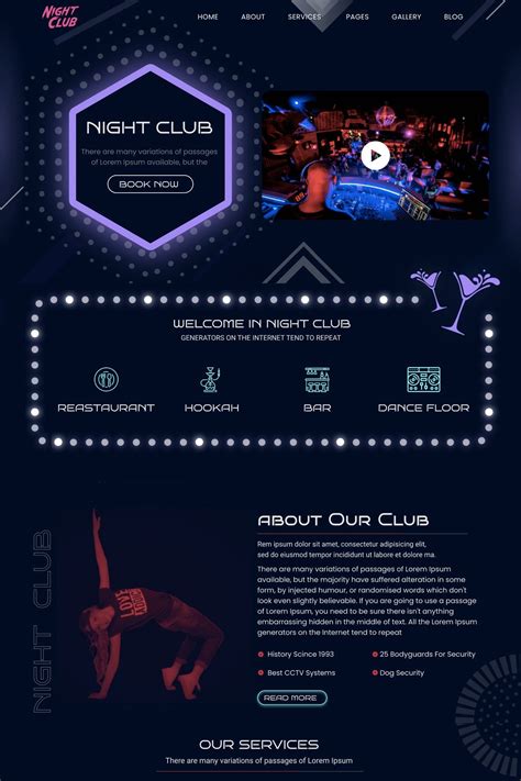 Free Night Club WordPress Theme – Luzuk