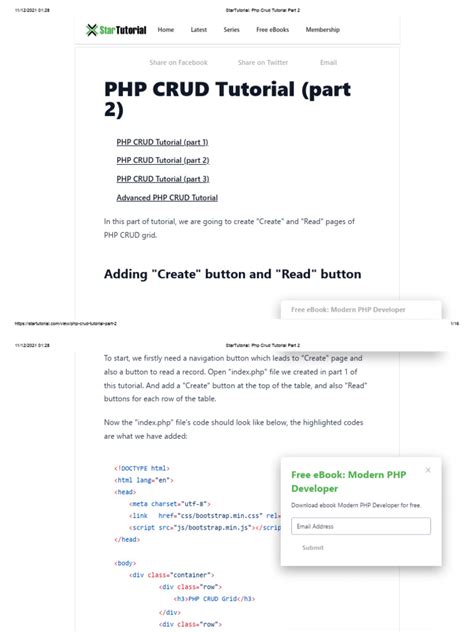 Crud Tutorial 的图像结果